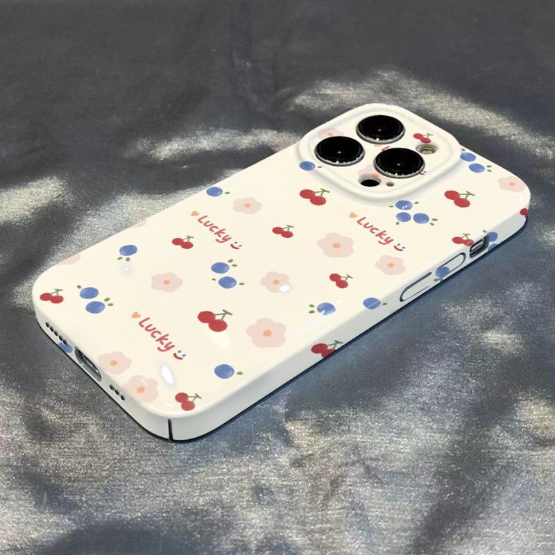 Ốp Điện Thoại Cứng Họa Tiết Hoa Xinh Xắn Cho Iphone1314Pro Cherry 1211 xsmax max 1Q28 / 8iphone1314pro