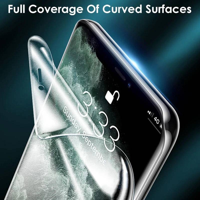 Bộ 3 Miếng Dán Hydrogel Nhám Bảo Vệ Màn Hình iPhone 14 13 12 11 Pro MAX Plus X XS MAX XR 6 6S 7 8 Plus SE 2022 2020 14Plus 13Mini 12Mini