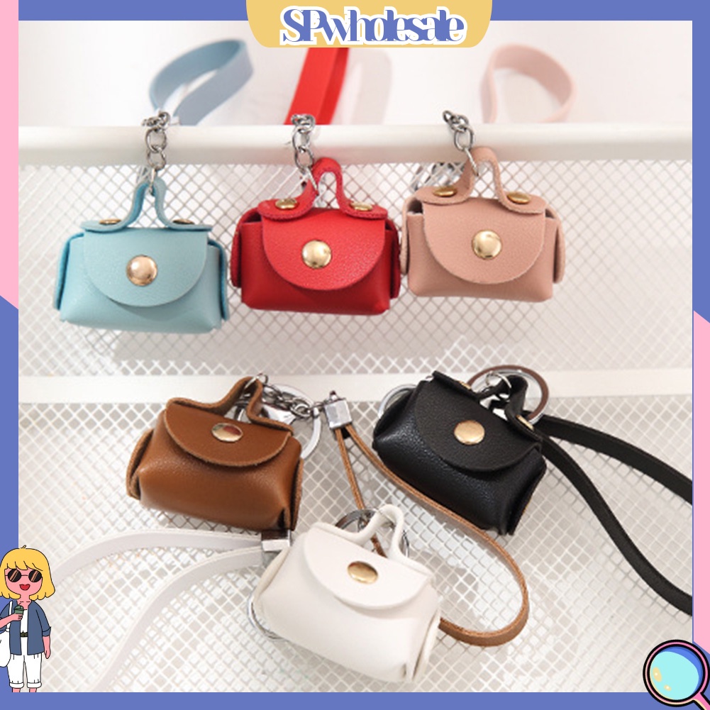 <SPwholesale> Túi Giả Da Mini Đựng Tai Nghe / Móc Khóa Đa Năng