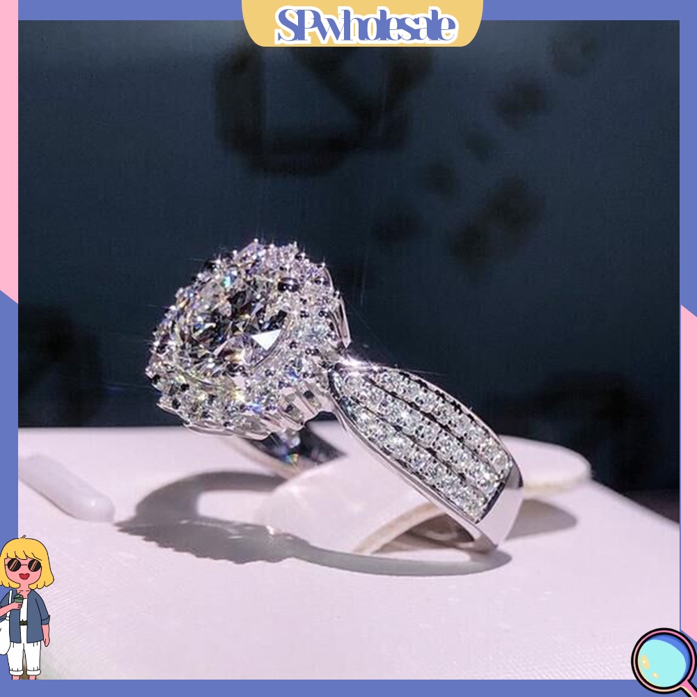 <SPwholesale> Nhẫn Đính Đá Sang Trọng Cho Nữ