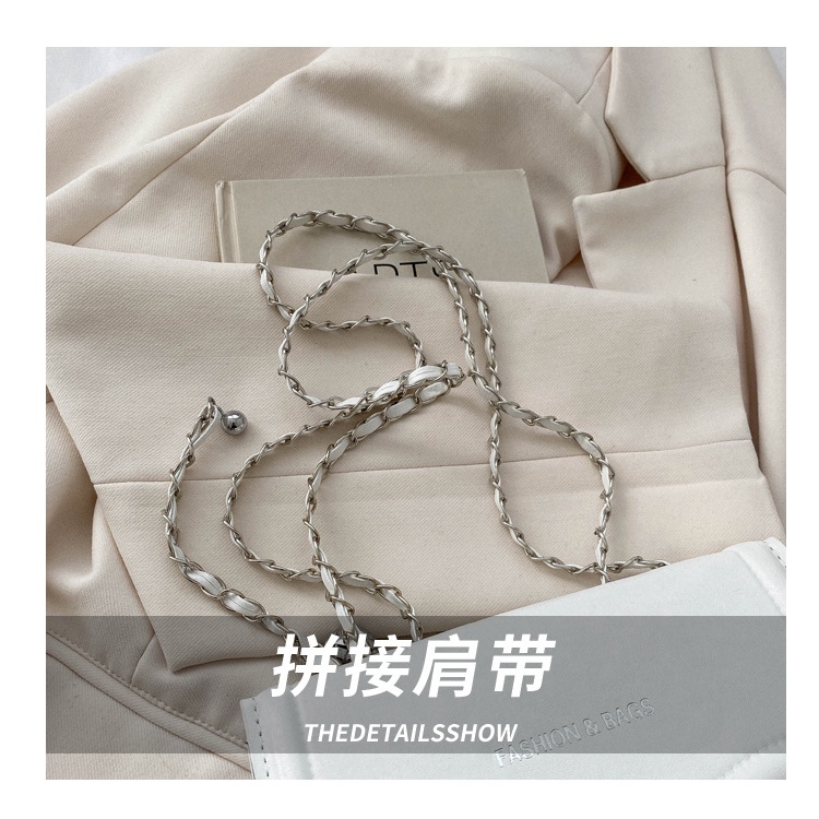 Túi Đeo Chéo Mini Hình Vuông Màu Trơn Đơn Giản Thời Trang 2023 Cho Nữ