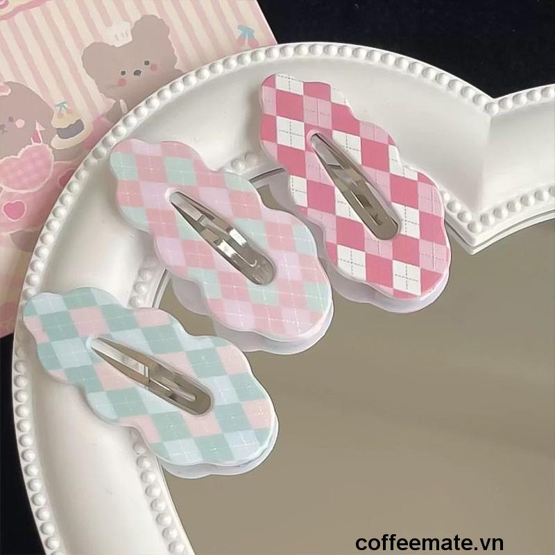 ⚡Kẹp Tóc Họa Tiết Hoạt Hình Đám Mây Hình Thoi Phong Cách Nhật Hàn Thời Trang