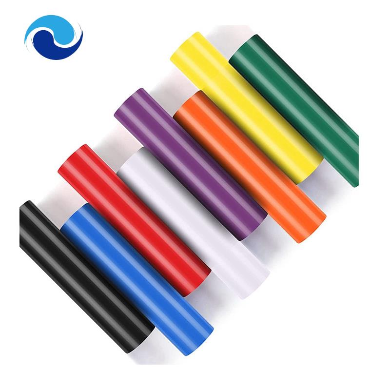 Cuộn Giấy Vinyl Bóng 8 Màu Tự Dính 5.5InX4FT Tự Dính Cắt Tiện Dụng