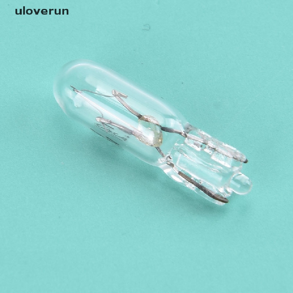 Set 10 Bóng Đèn Thủy Tinh 12V 1.2W T5 Gắn Bảng Điều Khiển Dành Cho Ô Tô