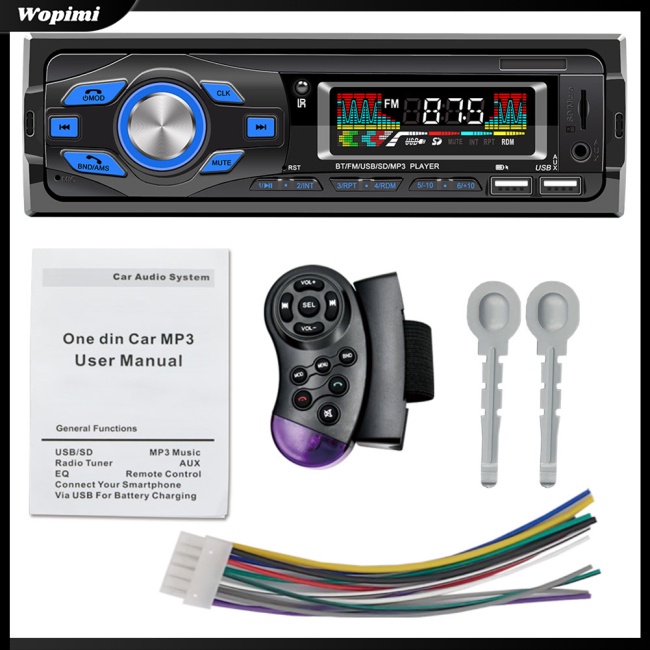 Mf Máy Nghe Nhạc Mp3 Fm Kết Nối Bluetooth Swm-616 Có Chức Năng Gọi Rảnh Tay Cho Xe Hơi