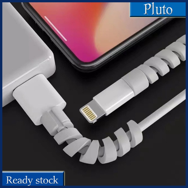 Mới Phụ Kiện Bảo Vệ Dây Cáp Sạc Điện Thoại Bằng Silicon Chống Đứt Tiện Dụng