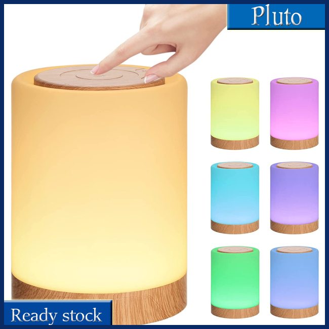 Mới Đèn Ngủ Cảm Ứng Rgb Sạc Usb Có Thể Tái Sạc Tiện Dụng