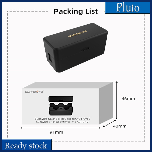 Mới Hộp Đựng Bảo Vệ Chống Bụi Chống Rơi Chất Lượng Cao Cho Sunnylife Action 2