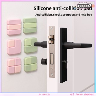 Miếng dán chống va chạm tay nắm cửa miếng dán tường đệm cửa tủ lạnh gia dụng bằng silicon miếng bảo vệ chống va chạm tường-rosser2