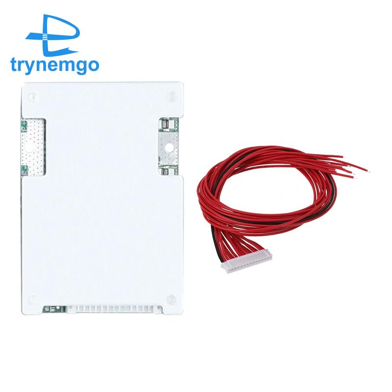 Bảng Mạch Bảo Vệ Pin Lithium 14S 52V 30A BMS PCB Không Cân Bằng Cho Xe Máy Điện E-Bike