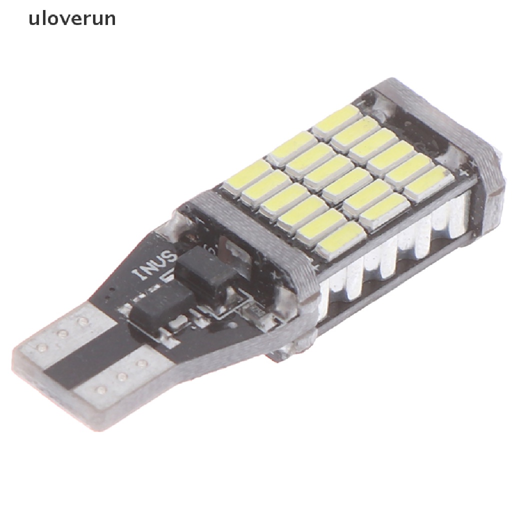 Set 10 Bóng Đèn LED 45 SMD 4014 T15 W16W 6000K Ánh Sáng Trắng Dành Cho Ô Tô