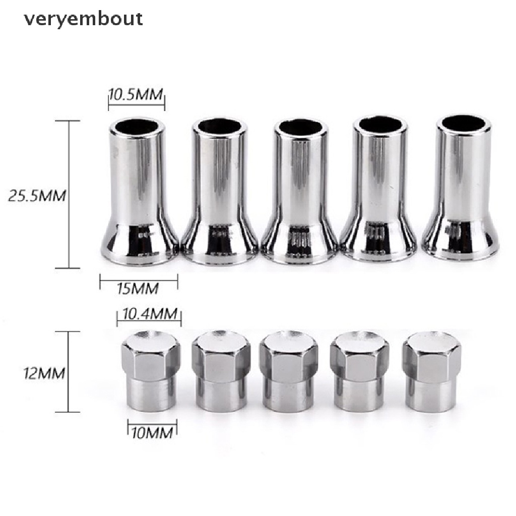 Bộ 10 Nắp Van Bánh Xe Hơi TR414AC Chất Lượng Cao
