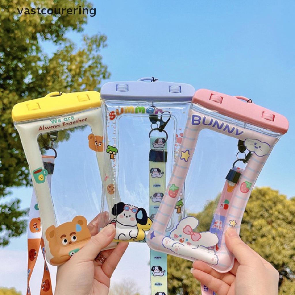 Túi Đựng Điện Thoại Họa Tiết Hoạt Hình Chống Thấm Nước Thời Trang Mùa Hè