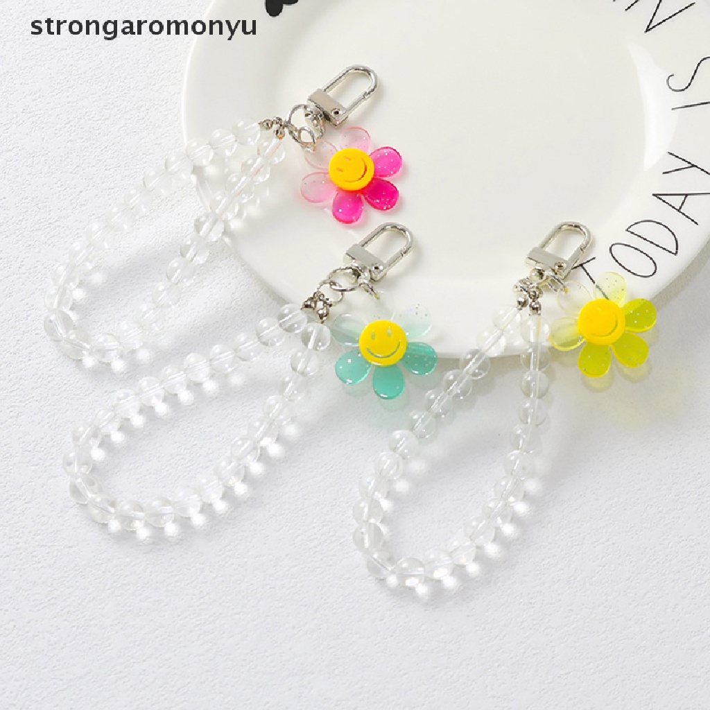 1 Móc Khóa Hình Hoa Hướng Dương Mặt Cười Dễ Thương