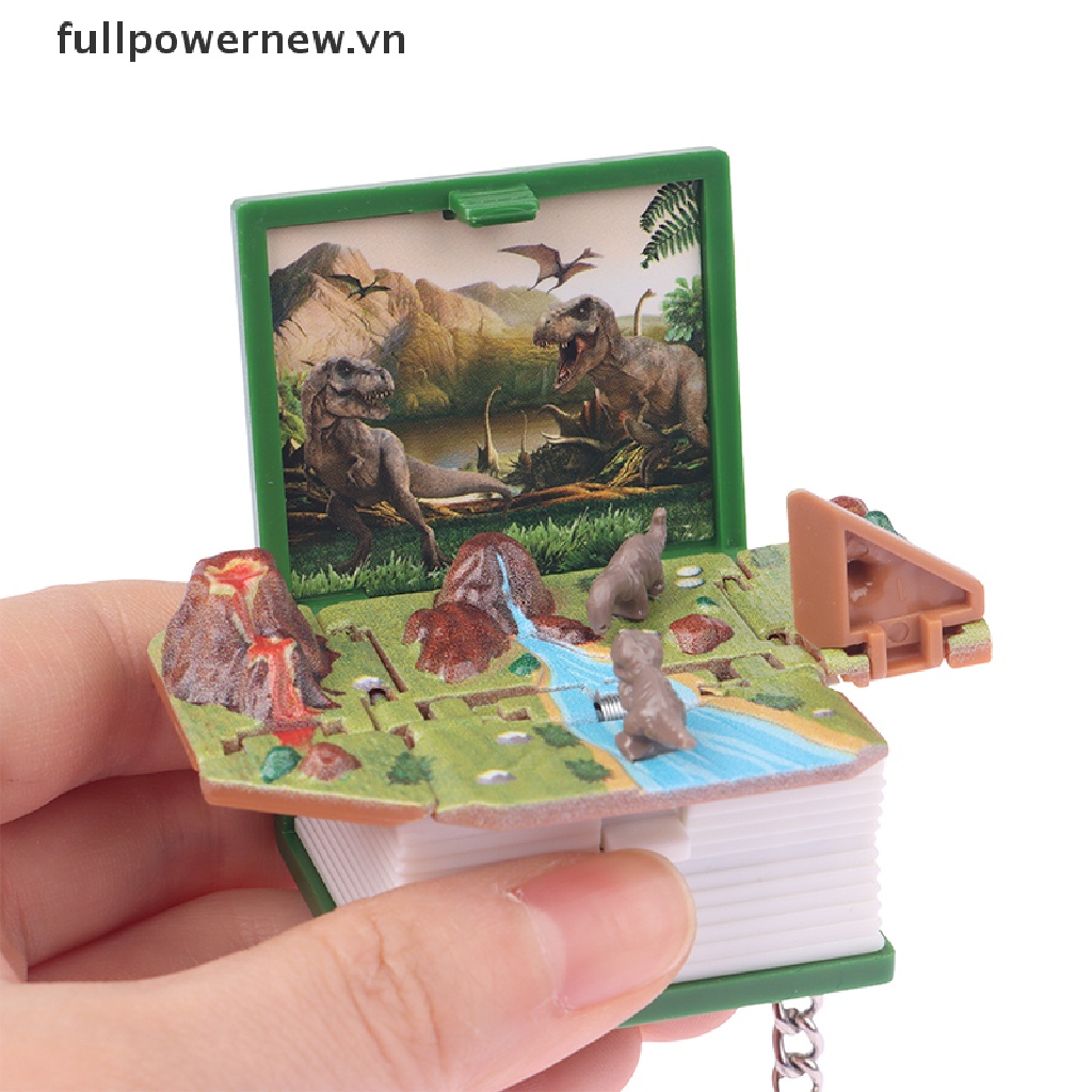 Đồ Chơi Cuốn Sách Ma Thuật 3D fullpowernew Có Móc Khóa