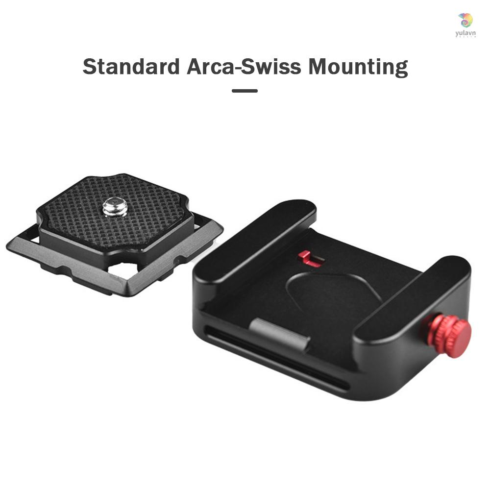 Giá Đỡ Máy Ảnh Andoer Tháo Lắp Nhanh Tiêu Chuẩn Arca Swiss 1 / 4-inch
