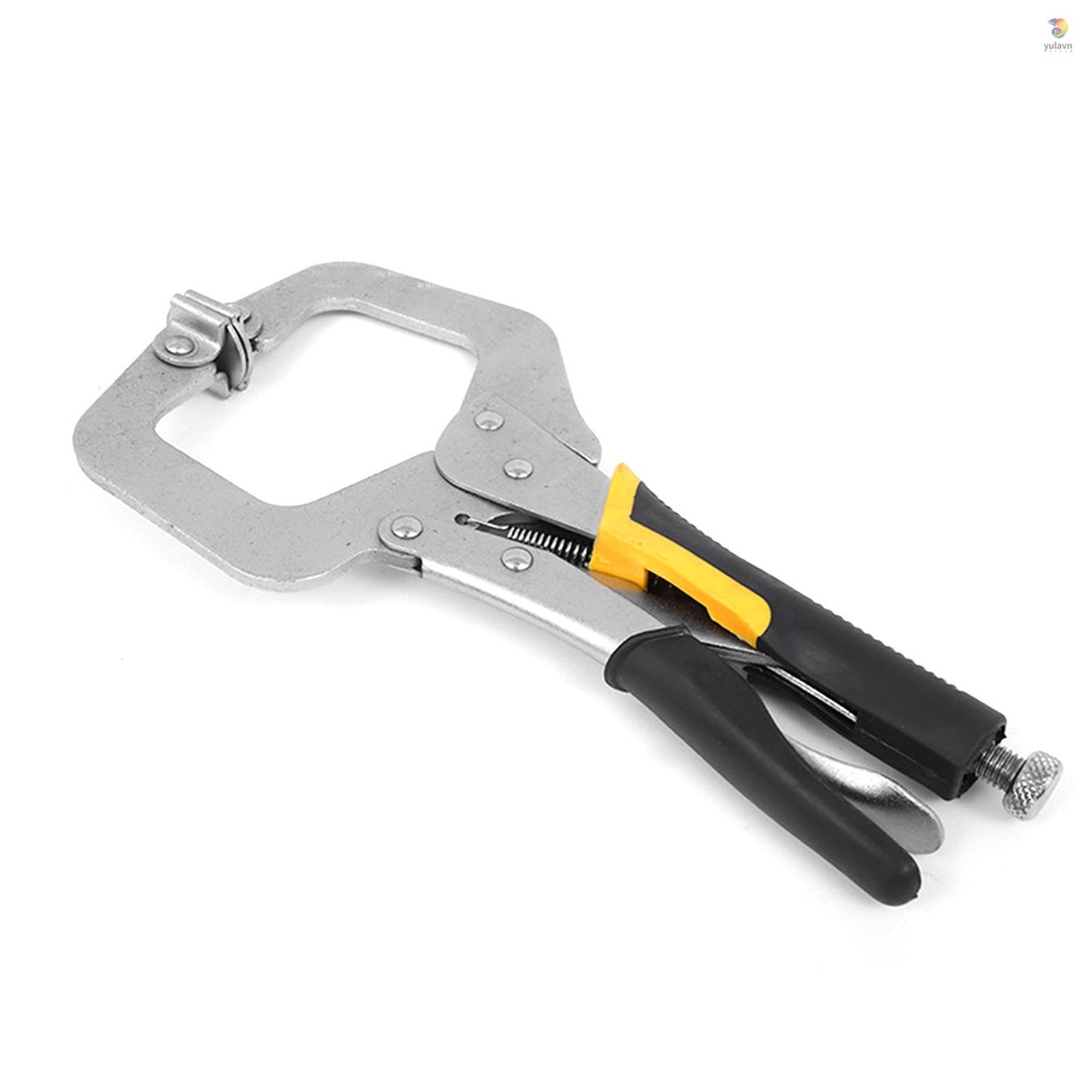 Kìm Khóa Chữ C 11-inch Kèm Kẹp Cao Su Tháo Gỡ Nhanh Tiện Dụng