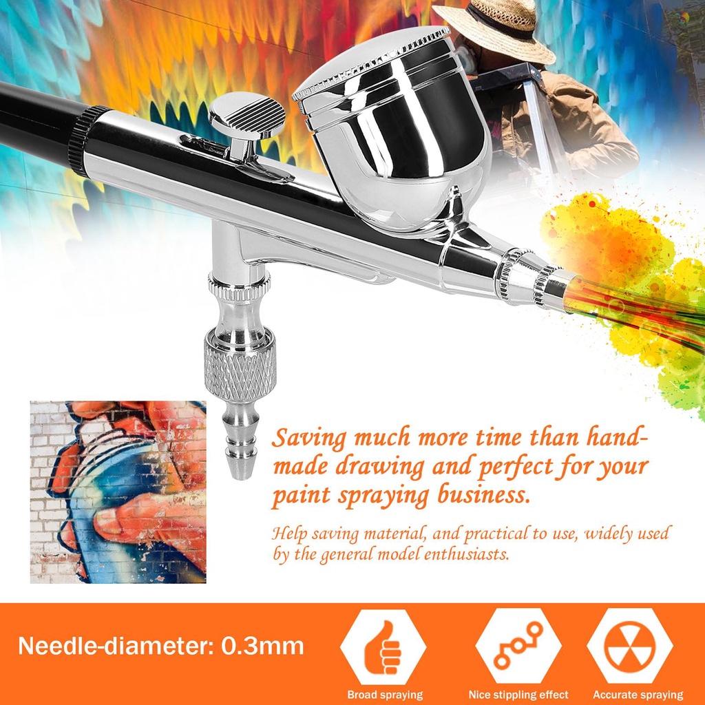 Bộ Dụng Cụ Vẽ Tranh Sơn Dầu Đa Năng 0.3mm Max 30PSI