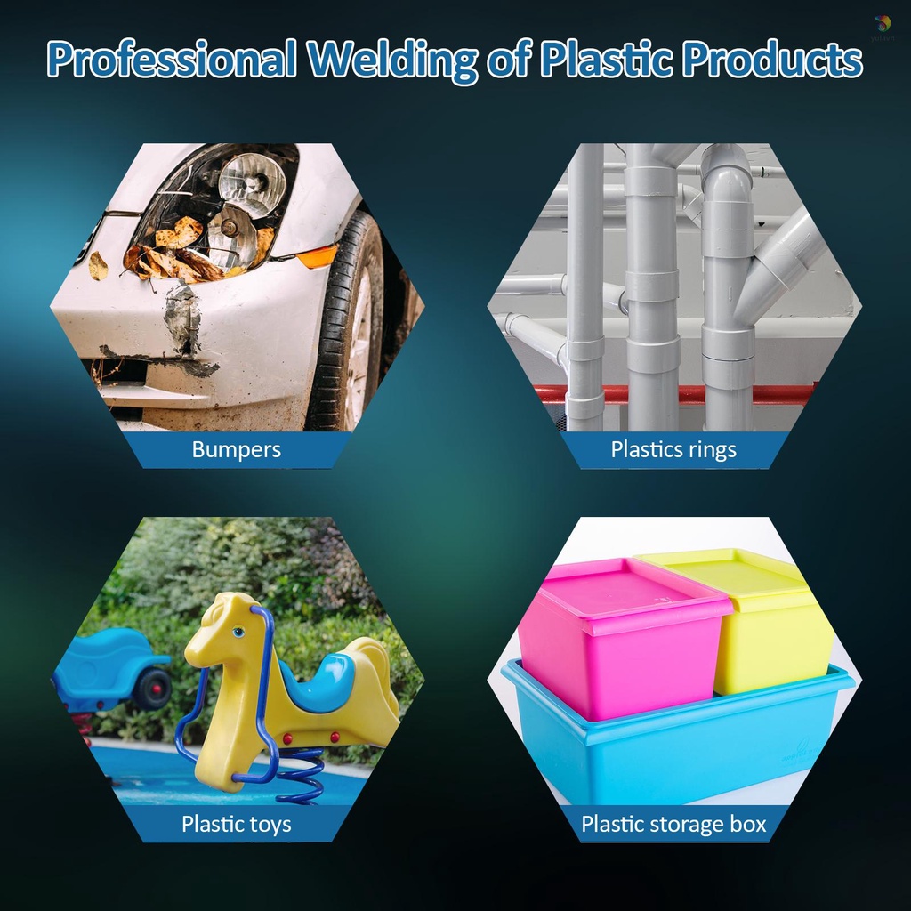 Bộ Máy Hàn Cầm Tay Bằng Nhựa Có Đèn LED Chuyên Dụng Sửa Chữa Vết Nứt