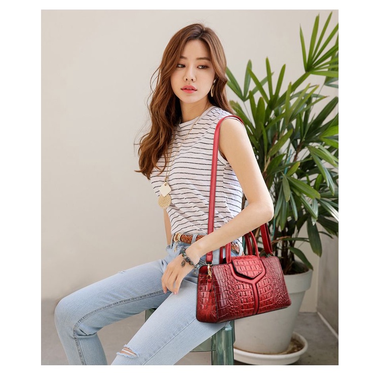 Túi Xách Đeo Vai Da Cá Sấu Thật Cao Cấp Thời Trang 2023 Cho Nữ