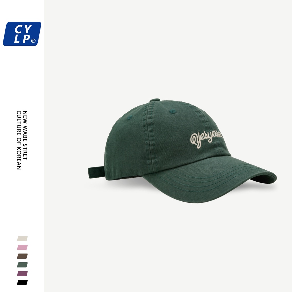 Mũ Lưỡi Trai Mềm Thêu Chữ Phong Cách Hàn Quốc Thời Trang Cho Nam Nữ