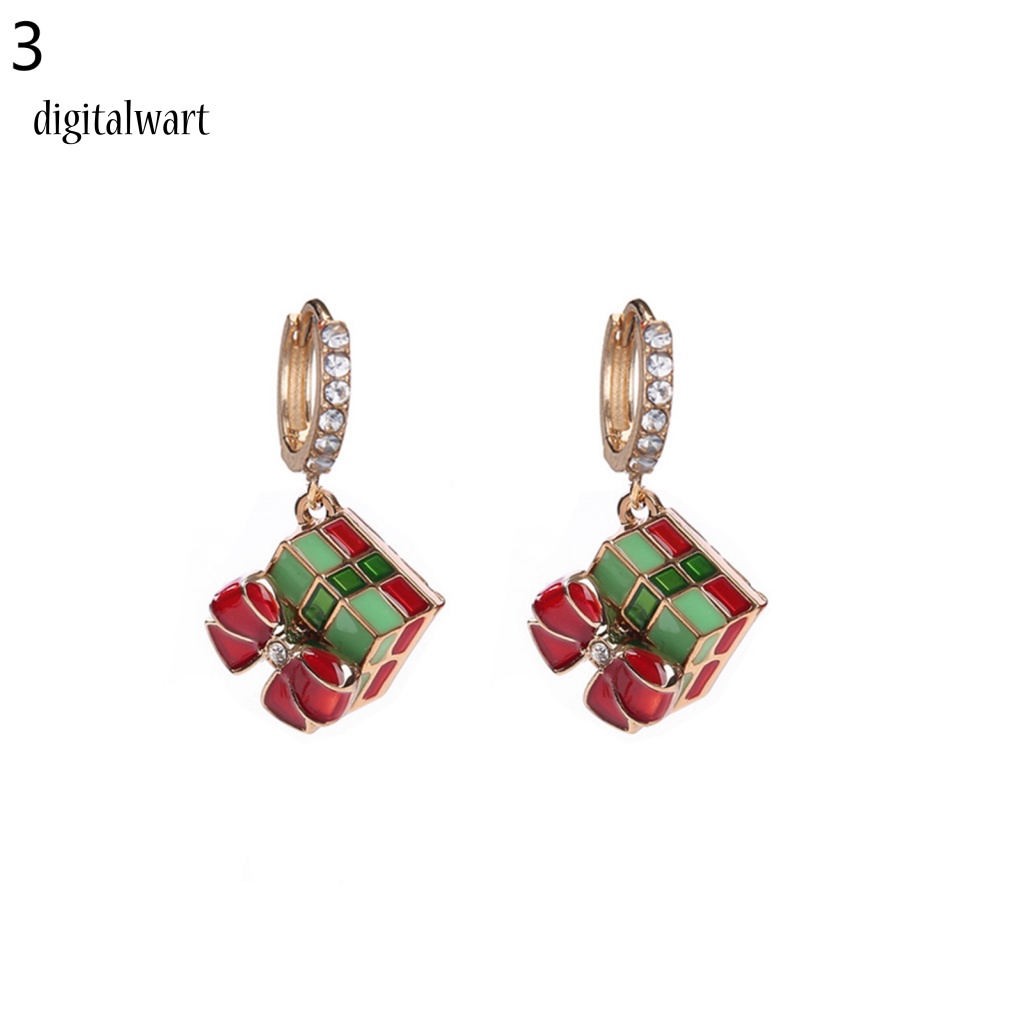 Kỹ Thuật Số| 1 Đôi Bông Tai Hình Bông Tuyết Giáng Sinh Dễ Thương Dành Cho Nữ