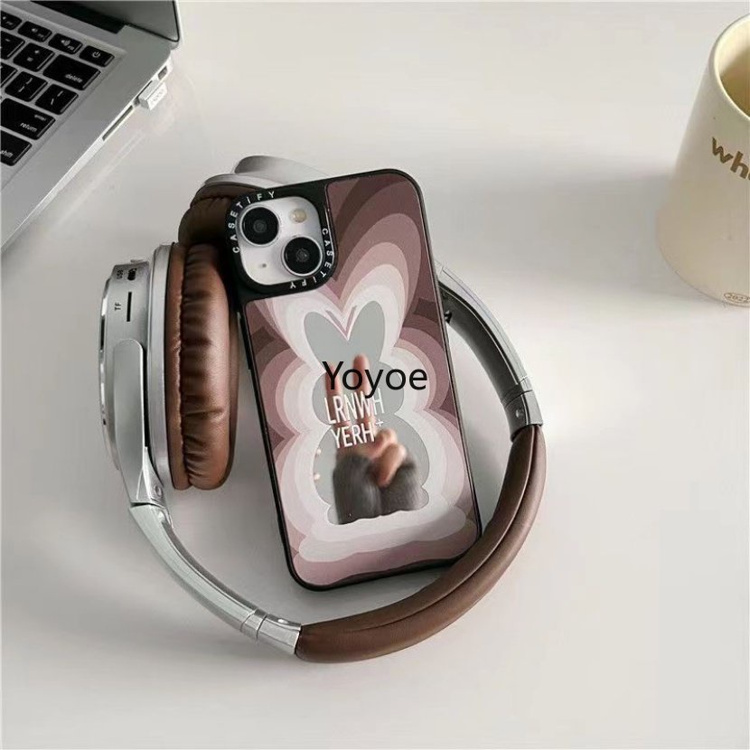 Ốp Điện Thoại Silicon Chống Sốc Họa Tiết Thỏ Phong Cách Hàn Quốc Cho iPhone 14 11 12 13 Pro Max Plus