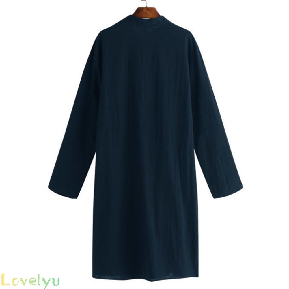 ⭐2023 ⭐Gentlemen Male Mens Tops Blouse Tunic Daily Ethnic Kaftan Shirt Kurta Shirt
