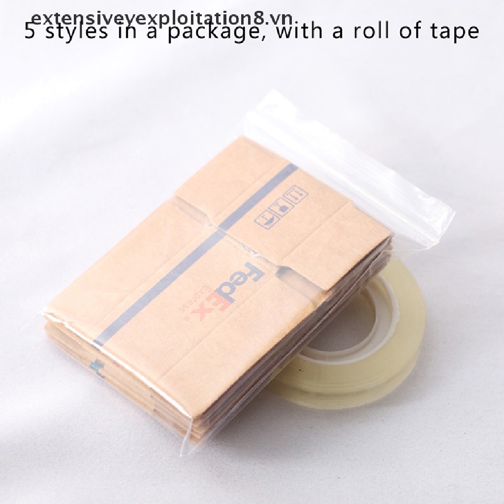 1 Hộp Carton Express Mini Trang Trí Nhà Búp Bê 1: 12