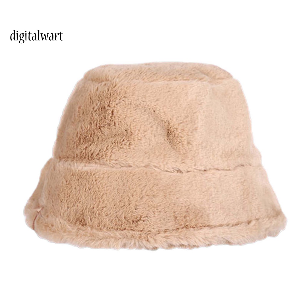 Kỹ Thuật Số| Mũ Bucket Màu Sắc Trơn Chống Mài Mòn Thời Trang Cho Nữ