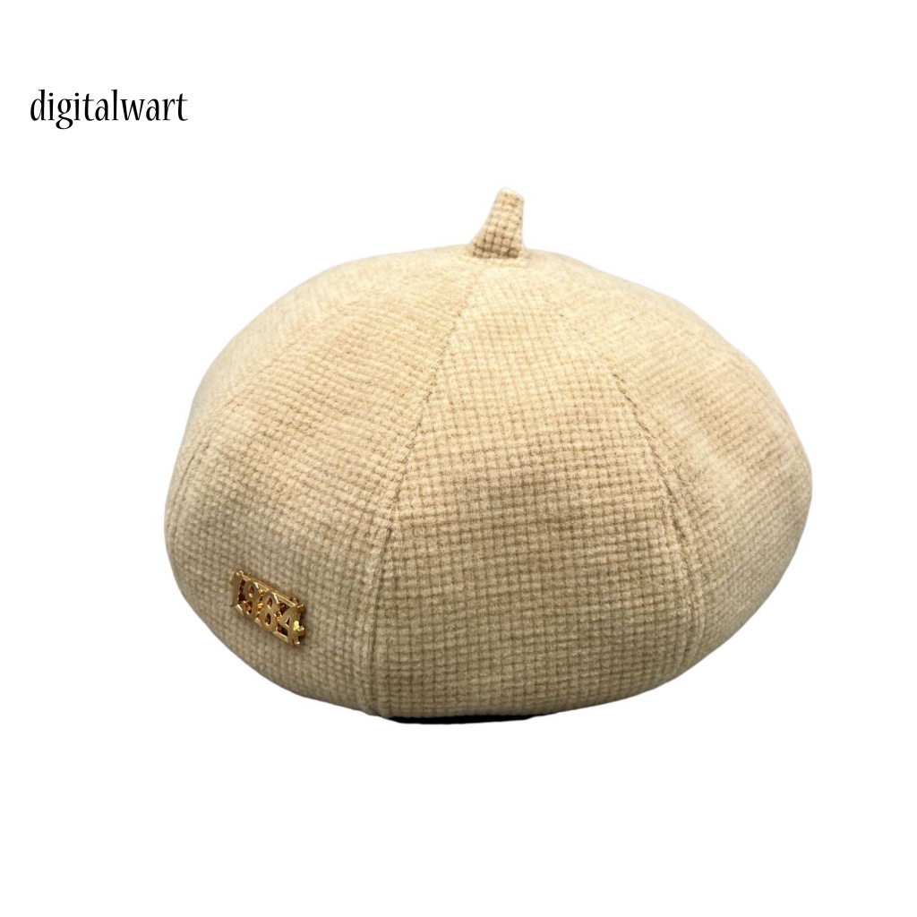Kỹ Thuật Số| Mũ Beret Chất Liệu Polyester Siêu Mềm Chống Gió Không Phai Màu Phong Cách Cổ Điển Thời Trang Thu Đông Cho Nữ