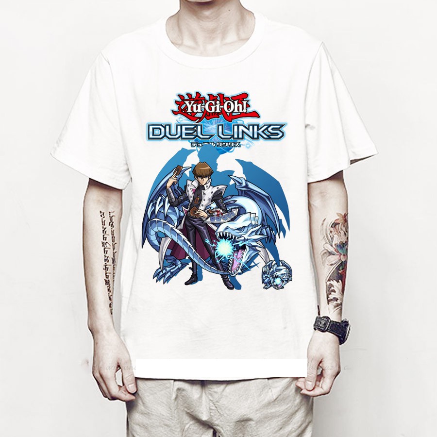 Áo thun Anime Game Yugioh Duel Link Yugi Kaiba - Cotton Thái M2359