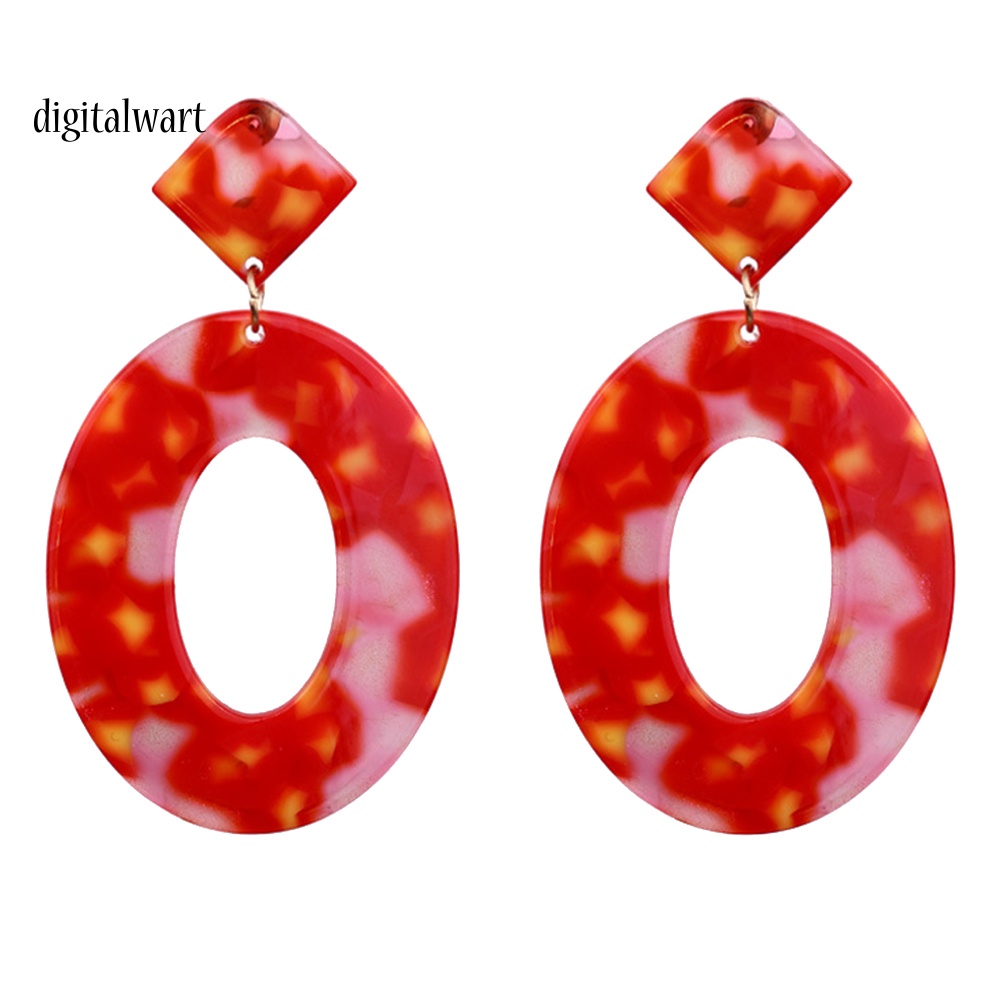 Kỹ Thuật Số| Bông Tai Dạng Vòng Tròn Họa Tiết Rằn Ri Thời Trang Cho Nữ