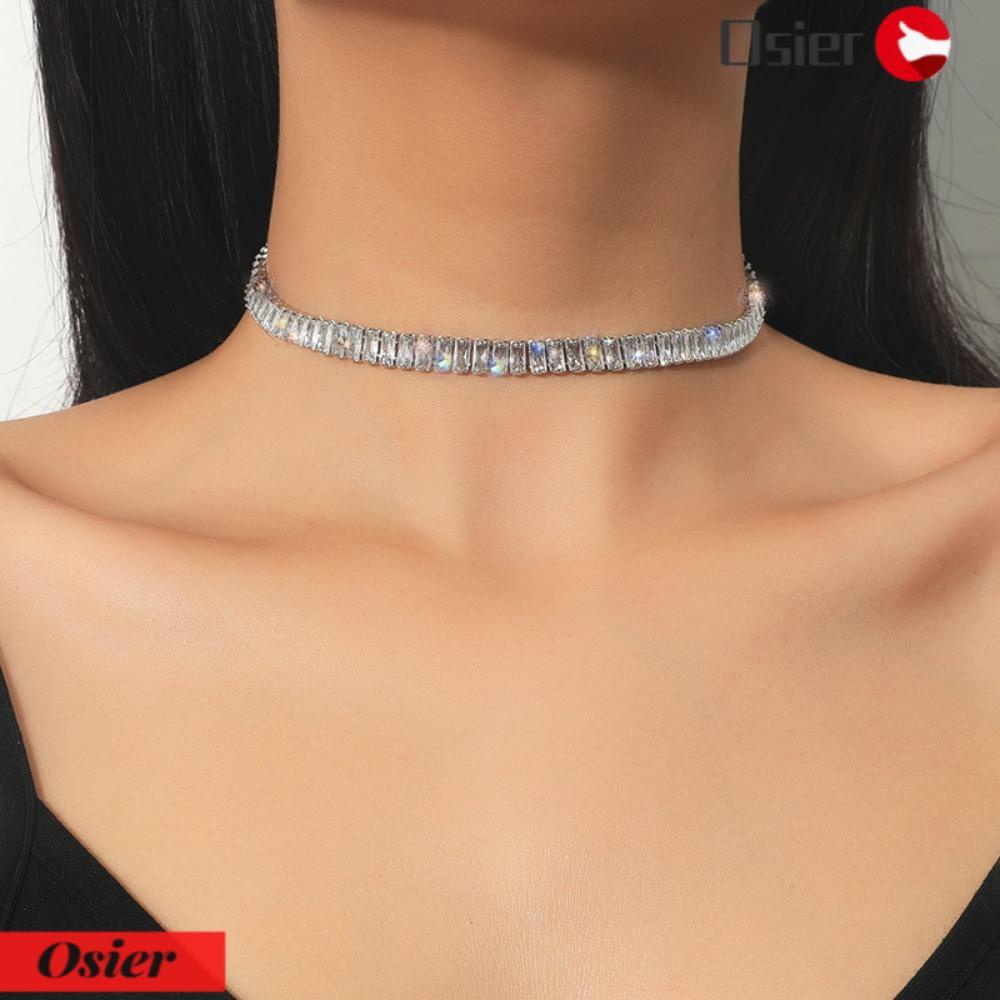 Vòng Cổ Choker OSIER1|Khuyên Tai Hình Học Cho Nữ