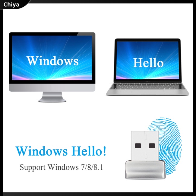 Ổ Đọc Dấu Vân Tay Cổng Usb Tương Thích Với Win7 / 10 / 11