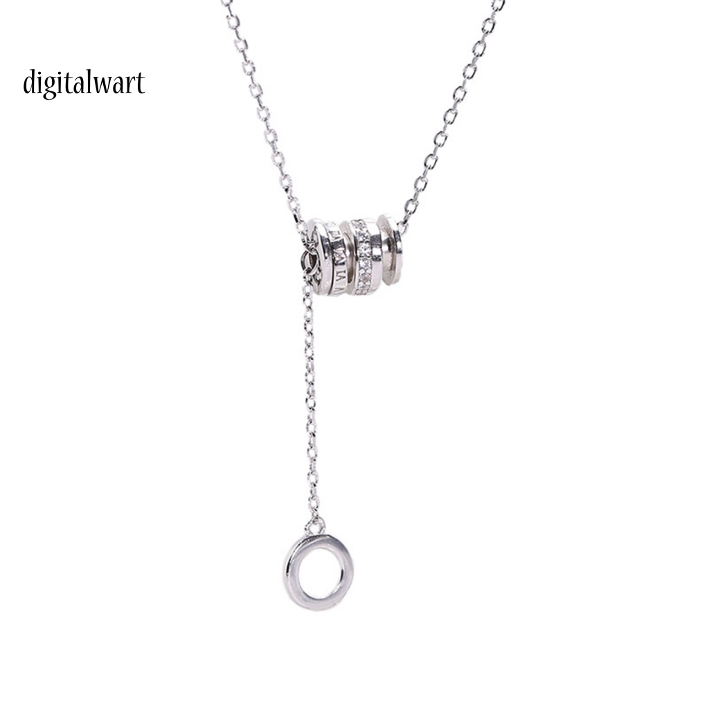 Kỹ Thuật Số| Vòng cổ Mạ Bạc Hình Trụ Thân Thiện Với Làn Da