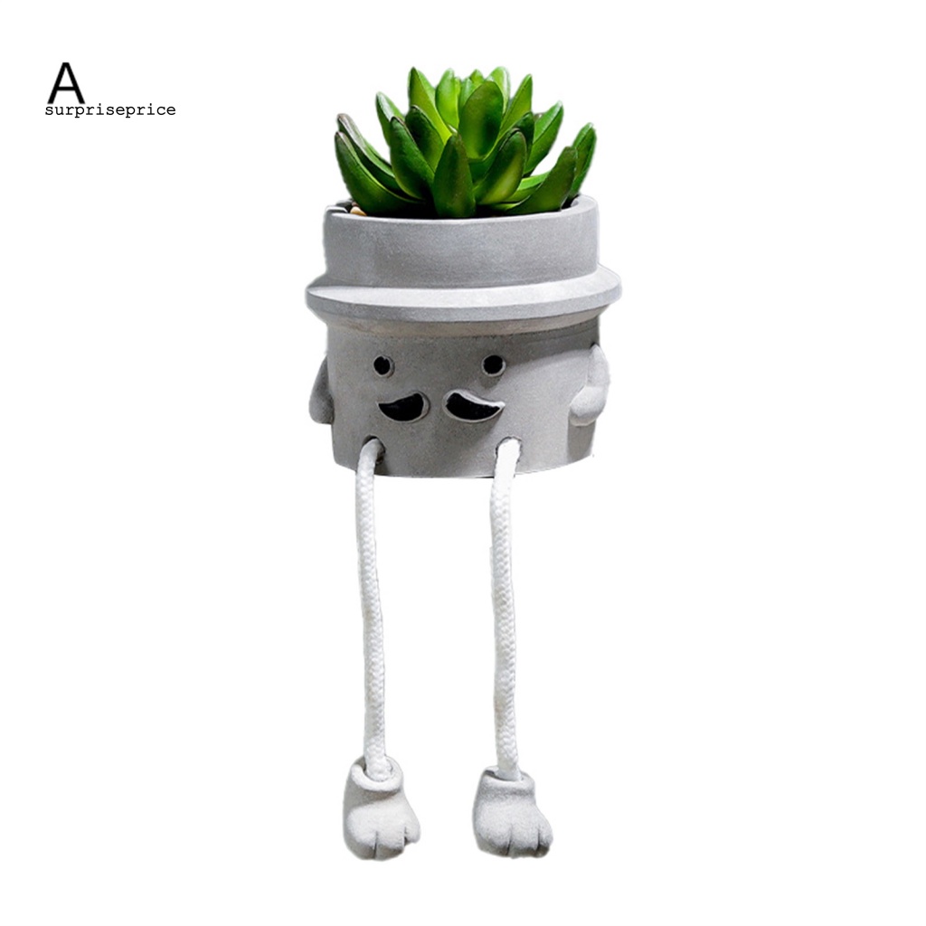 Chậu Cây Cảnh Giả Hình Đôi Chân Dùng Trang Trí Phòng Khách