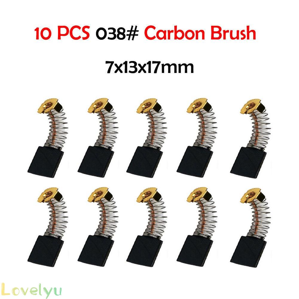 ⭐2023 ⭐Motor Carbon Brushes 8 Different Sizes Gray &amp; Brass Tone Repair Brushes Hot Sale