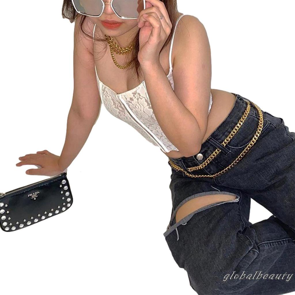 Gb- Áo Lót Croptop Hai Dây Phối Ren Hoa Gợi Cảm Có Khóa Cài Trước