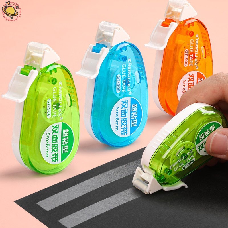 Cuộn Băng Keo Hai Mặt Trong Suốt Dùng Dán Ảnh Trang Trí Sổ Tay