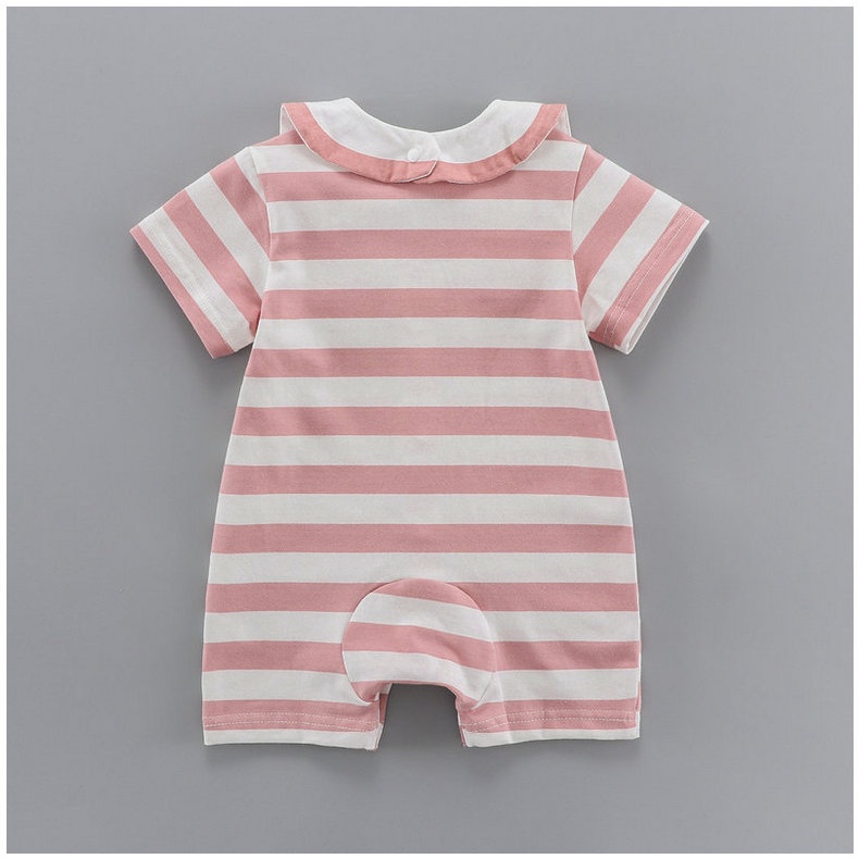 Áo Liền Quần Tay Ngắn Siêu Dễ Thương Dành Cho Bé Sơ Sinh