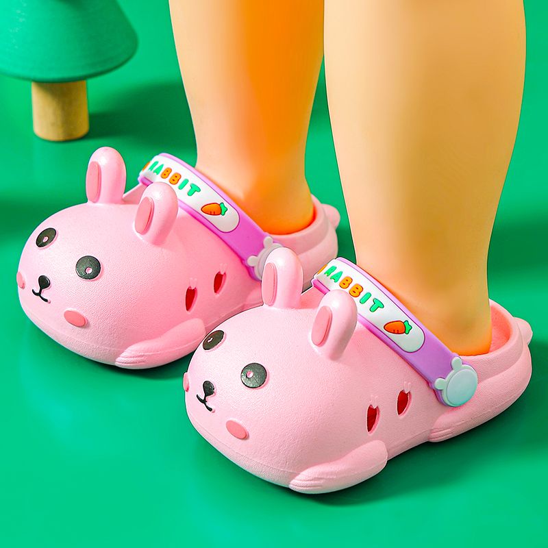 Dép Đi Trong Nhà Đế Mềm Chống Trượt Họa Tiết Hoạt Hình Thời Trang Mùa Hè Cho Bé