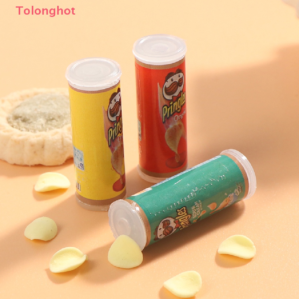 Set 1 / 3 Mô Hình Chai Khoai Tây Chiên Mini Trang Trí Nhà Búp Bê