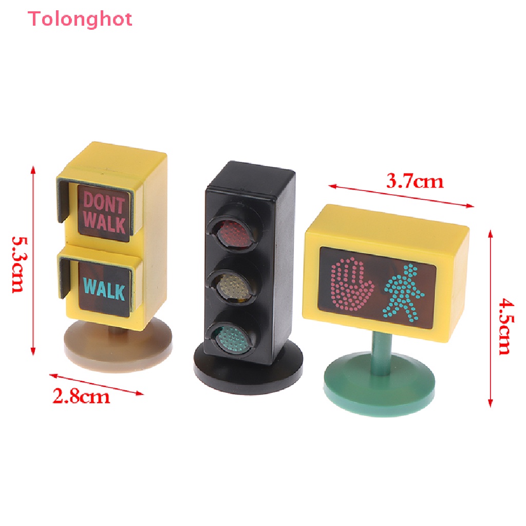 1 Mô Hình Đèn Tín Hiệu Đường Phố Trang Trí Nhà Búp Bê