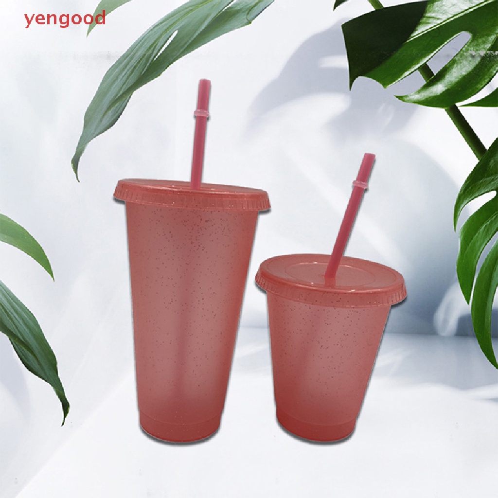 Bình Nước Có Ống Hút Thiết Kế Nhỏ Gọn Có Thể Tái Sử Dụng