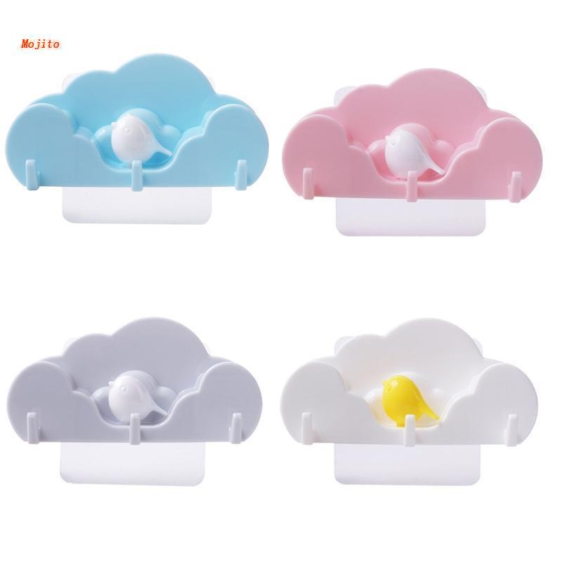 Mojito Móc Gắn Tường Treo Chìa Khóa / Khăn Tắm / Áo Khoác / Đồng Hồ Hình Chú Chim Nhỏ Trang Trí Phòng
