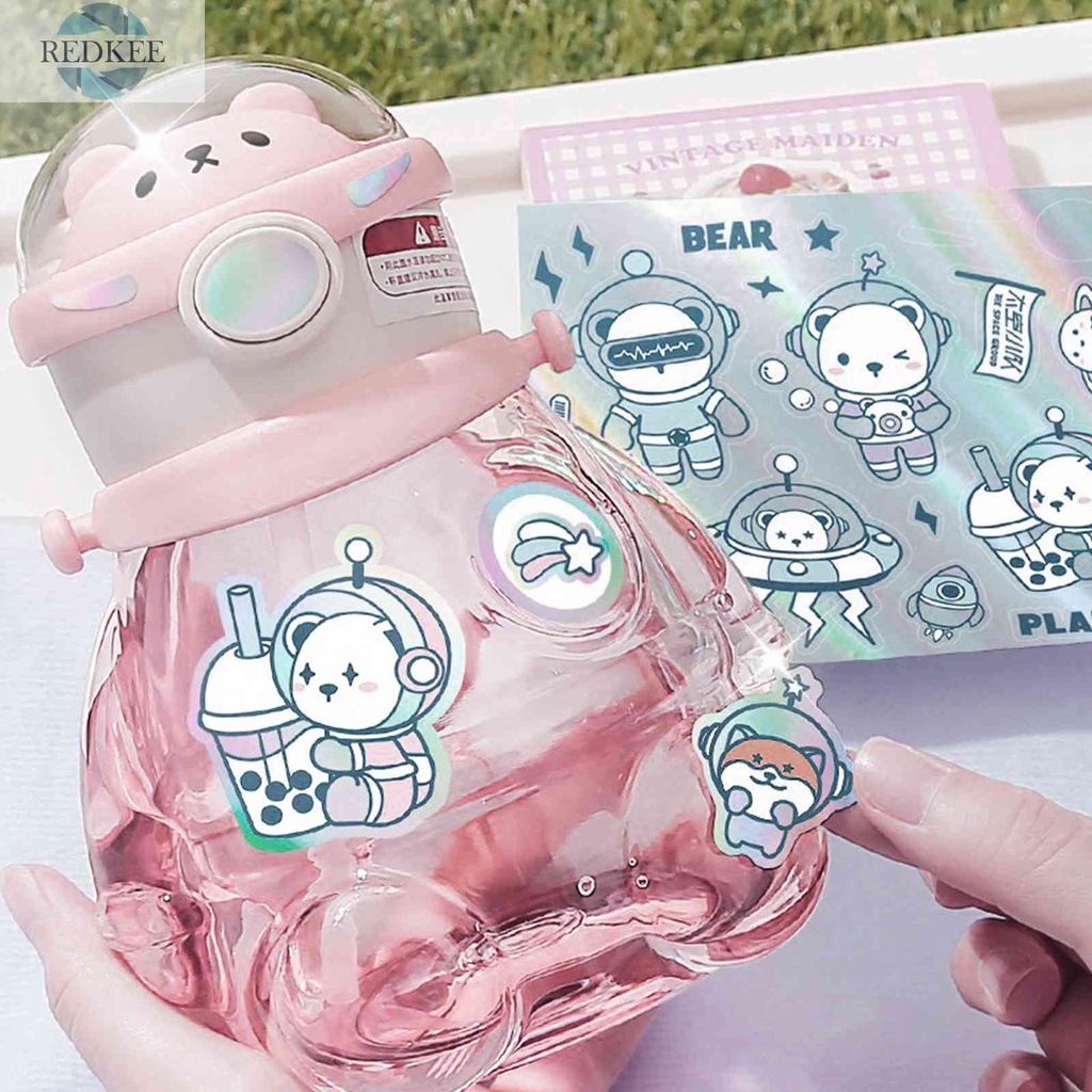 Bình Nước 700ml Hình Gấu Dễ Thương