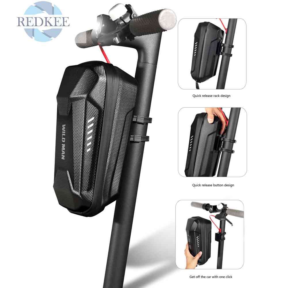 Túi Vỏ Cứng EVA Thông Dụng 3 Loại 2L / 3L Gắn Tay Lái Xe Đạp Điện