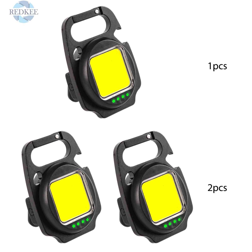 Móc Khóa Đèn Pin Mini COB LED 500 Lumens Bỏ Túi Tiện Dụng