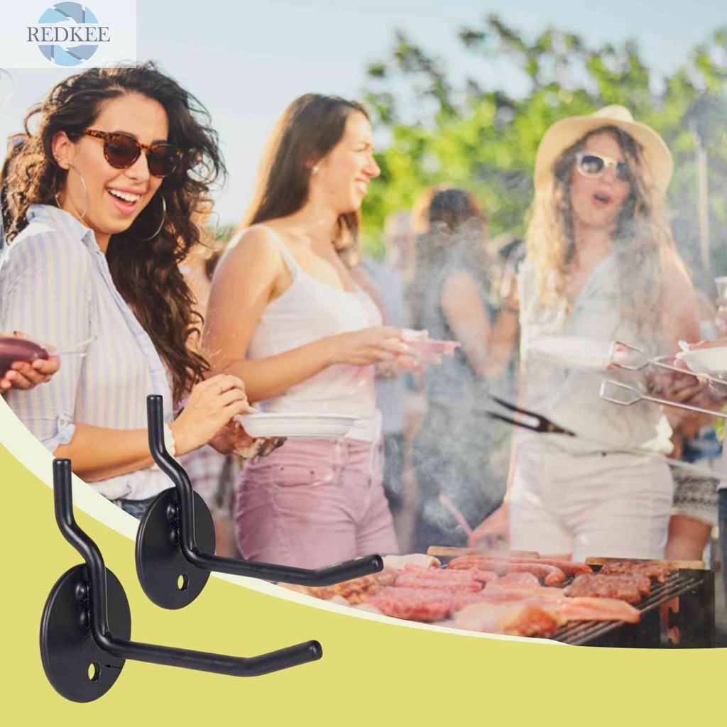 Set 2 Móc Treo Tấm Chắn Gió Có Thể Gấp Gọn Tiện Dụng Khi Đi Cắm Trại